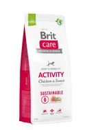 Корм для собак з підвищеною активністю Brit Care Dog Sustainable Activity з куркою та комахами