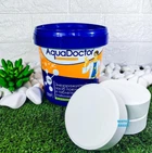 Длительный (медленный) хлор AquaDoctor C 90Т в больших таблетках по 200 г длительного действия для бассейна 1 кг