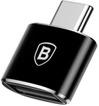 Адаптер-переходник Baseus USB Female To Type-C Male, Black (CATOTG-01) 4944164