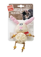 Іграшка для котів GiGwi Catch&scratch Зайчик Поліестер 10 см