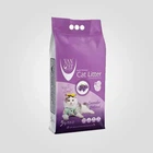 Наполнитель бентонитовый VanCat Lavender Ван Кэт для кошачьего туалета с запахом лаванды 5 кг 6 л