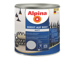 Эмаль универсальная алкидная матовая Alpina Direkt auf Rost RAL7001 Светло-серая 2.5л