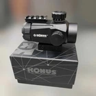 Приціл коліматорний KONUS KONUSIGHT 1x35 (4МОА), кріплення: на планку Вівер (7/8”), ластівчин хвіст