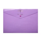 Папка-конверт А4 на кнопці Buromax Favourite Pastel бузкова (BM.3953-26)