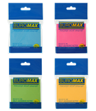 Блок для нотаток з клейким шаром Buromax Neon 76х76мм 100 листів асорті (BM.2312-98)