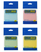 Блок для нотаток з клейким шаром Buromax 76х76мм 100 листів асорті (BM.2312-99)