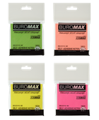 Блок для заметок с клейким слоем Buromax Neon 76х76мм 80 листов ассорти (BM.2316-98)