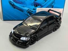 Машинка металева Авто Експерт Mitsubishi Lancer Evo 1:32 відчиняються двері капот багажник світло/звук Чорна (82501)