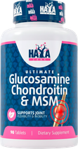 Хондропротектор для суставов Haya Labs Ultimate Glucosamine Chondroitin & MSM Complex 90 таблеток (850034416540)