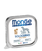 Вологий корм для собак Monge Dog Solo 100% з олениною