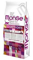 Сухой корм для кошек Monge Cat Indoor для всех пород со вкусом курицы и риса
