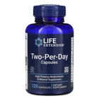 Мультивитамины и минералы Two-Per-Day Life Extension для приема дважды в день 120 капсул