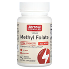 Метилфолат Jarrow Formulas повышенной силы действия 400 мкг 60 капсул