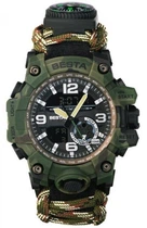 Мужские часы Besta Military армейские с компасом