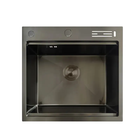 Мийка Mixxus MH5050-SK Nano-Black з н.ст.зі сходинкою для сушарки, з підст.під ножі(графіт) (MX1940) ( 21076 )