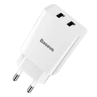 Мережевий Зарядний Пристрій 2USB Baseus Compact 10.5W White (CCXJ010202)