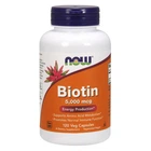 Биотин (витамин H или B7) для кожи, ногтей, волос Нау Фудс / Now Foods Biotin 5,000 mcg 120 veg caps / капсул