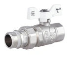 Кран шаровой "Американка" Thermo Alliance Forte 3/4" ВН прямой, антипротекание, бабочка SF222W20