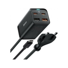 Мережевий зарядний пристрій Baseus GaN3 Pro Desktop Fast Charger 2U+2C 100W EU Black (CCGP000101)