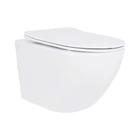 Унітаз підвісний Qtap Jay безободковий Ultra Quiet з сидінням Soft-close QT07335177W