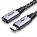 Кабель-удлинитель Ugreen US372 USB-C 3.2 Gen 2 10 Гбит/с PD 100W 4K 60Гц 1 м Серый (30205)