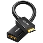 Переходник Ugreen Mini HDMI - HDMI v2.0 4K 60Hz 2K 144Hz 22 см Черный (20137)