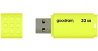 Флеш накопичувач USB 64Gb Goodram UME2, Yellow, USB 2.0 (UME2-0640Y0R11)