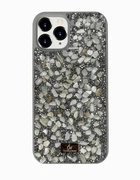 Чехол Diamond The Bling World Case для iPhone 11 Pro Max (02) Silver Stone серебряный камень