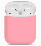Чехол-накладка Silicone case Slim для AirPods Pink (05) розовый