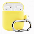 Чехол-накладка Silicone case Carabine для AirPods Flash (10) желтый