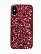 Чехол Diamond The Bling World Case для iPhone Xs Max (03) Red Stone красный камень
