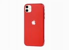 Чохол скляний Glass case для IPhone 11 (01) Red червоний