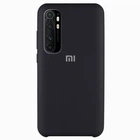 Чохол Silicone case Premium для Xiaomi Mi Note10Lite Black (03) чорний
