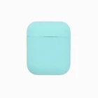 Чохол-накладка Silicone case Slim для AirPods Sea Blue (02) бірюзовий
