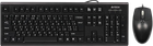 Комплект (клавіатура + миша) A4Tech KR-8572 Black
