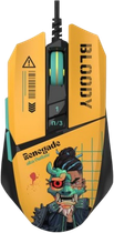 Миша A4Tech Bloody W63 Max Renegade RGB Sunset Yellow