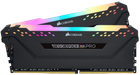 Оперативная память Corsair 16GB (2x8GB) DDR4 3200MHz Vengeance RGB Pro Black (CMW16GX4M2C3200C16)