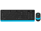 Комплект (клавіатура, миша) бездротовий A4Tech FG1010 Black/Blue