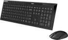 Комплект (клавіатура, миша) бездротовий Rapoo 8210M Black