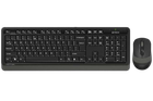 Комплект (клавіатура, миша) бездротовий A4Tech FG1012S Black/Grey