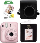 Набір Fujifilm INSTAX Mini 12 Blossom Pink Black Рожевий чорна фотокамера миттєвого друку / картриджі 20 фото / чохол / альбом 64 фото