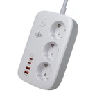Сетевой фильтр (удлинитель) LP F65WG4 (3x230V-3520W, 2xUSB-60W, 2xType-C 65W QC/PD) (1336)