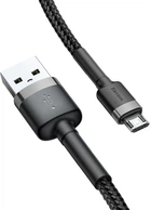 Кабель 0,5м Baseus Cafule Series Micro USB 2.4A Black (CAMKLF-AG1)