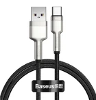 Кабель 1м Baseus Cafule Series Type-C 66W Metal Black (CAKF000101)