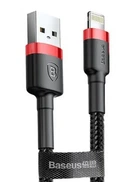 Кабель 1м Baseus Cafule Lightning Black/Red (CALKLF-B19)