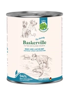 Консервированный корм Baskerville Holistic Говядина и лосось с пастернаком