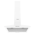 Кухонна витяжка Minola HK 5614 WH 1000 LED біла купольна потужна декоративна настінна, 1000 куб.м., 50 см
