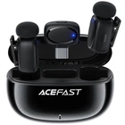 Петличний бездротовий мікрофон Acefast R2 Type-C (Black) (244332)
