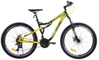 Велосипед горный 27.5 дюймов Crossride Everest, рама 18" (Желтый)