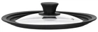 ARDESTO Кришка універсальна Black Mars Smart 20/22/24 см, скло, силікон